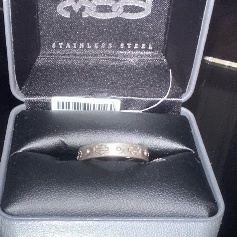 Harley-Davidson Silver Stainless Steel Ring